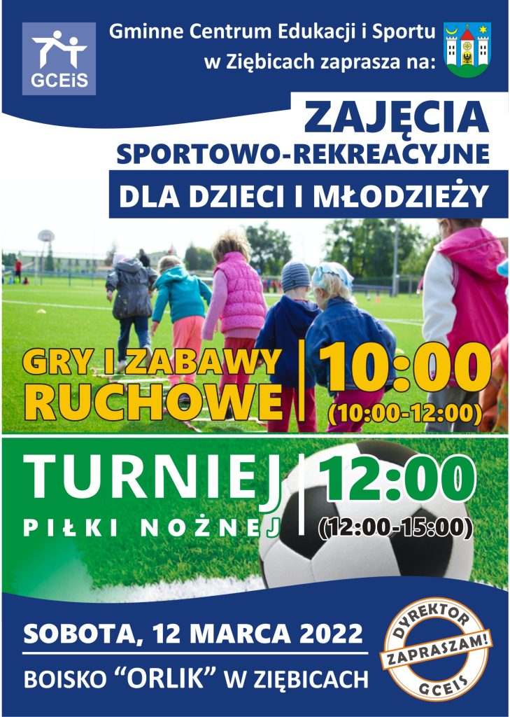 Zajęcia sportowo-rekreacyjne 12.03.2022